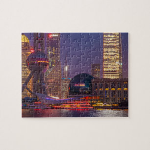 De binnenstad van shanghai, China Legpuzzel