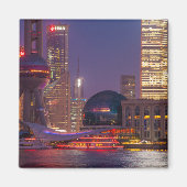 De binnenstad van shanghai, China Magneet (Voorkant)