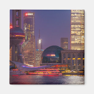 De binnenstad van shanghai, China Magneet