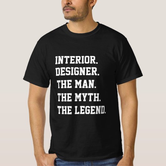 De binnenste ontwerper het Man de mythe van de Leg T-shirt (Voorkant)