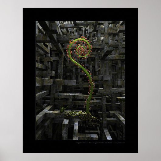 De binnentuin poster (Voorkant)