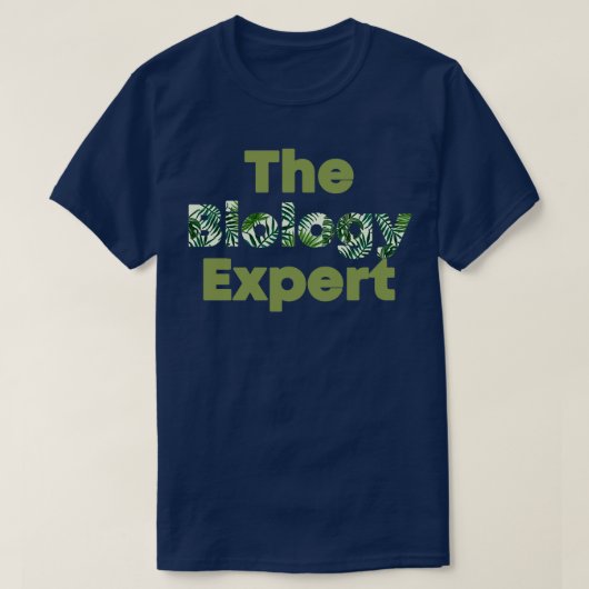 de bioloog t-shirt (Design voorkant)
