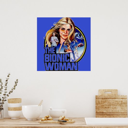 De Bionic Woman Poster (Keuken)