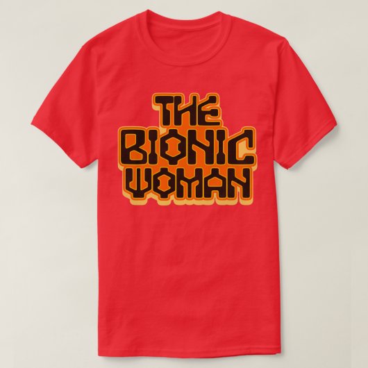 De Bionic Woman T-shirt (Design voorkant)