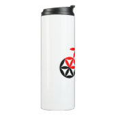 de bioscoop van het leven - heilige vormen . thermosbeker (Gedraaid links)