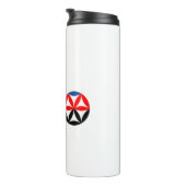 de bioscoop van het leven - heilige vormen . thermosbeker (Geroteerd rechts)