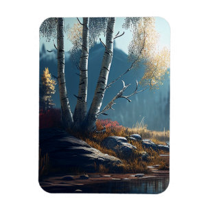 De Birches Northern Ireland Round, Birch Uitzicht Magneet