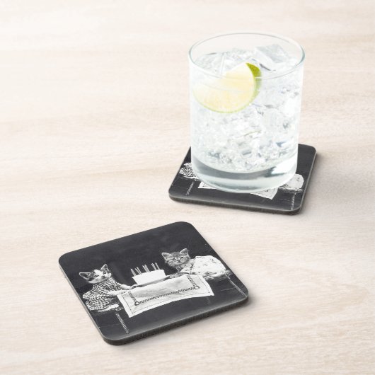 De Birthday Cake Harry Whittier Frees 1914 Bier Onderzetter (Rechterzijde)