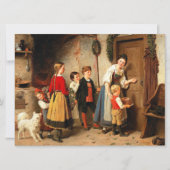 De Birthday Cake, mooi schilderij, Kaart (Voorkant)