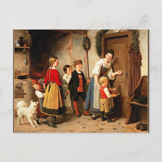 De Birthday Cake,  schilderij Briefkaart (Voorkant)