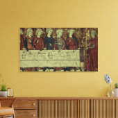 De Birthday feast van Nubien, koning van Armenië Canvas Afdruk (Insitu (Woonkamer))