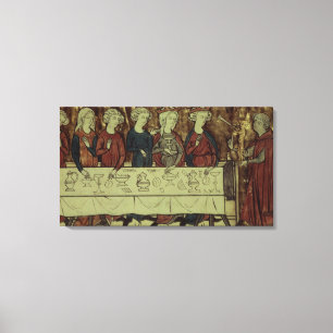 De Birthday feast van Nubien, koning van Armenië Canvas Afdruk