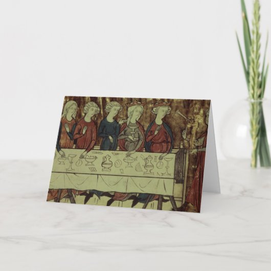 De Birthday feast van Nubien, koning van Armenië Kaart (Voorkant)