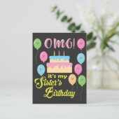 De Birthday Partij van mijn zuster Briefkaart (Staand voorkant)