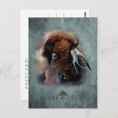 De Bison - Briefkaart (Voorkant / Achterkant)