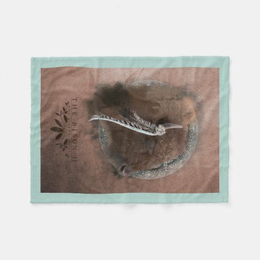 De Bison II - fleece deken (Voorkant (Horizontaal))