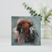 De Bison - Inandering, nodigt Kaart uit (Staand voorkant)