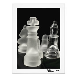 De bisschop en de koning foto afdruk