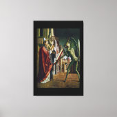 De Bisschop en het Beest - 40x60 ENORM Canvas Afdruk (Voorkant)