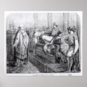 De bisschop van Salisbury voor Saladin Poster (Voorkant)