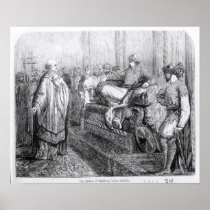 De bisschop van Salisbury voor Saladin Poster