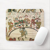 De bisschop zegent het eten en de drink muismat (Met muis)