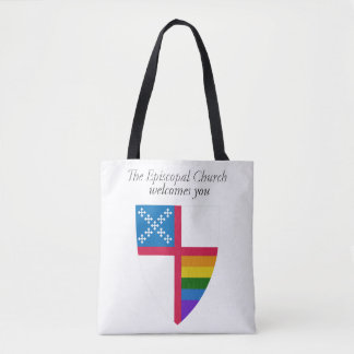 De bisschoppenkerk verwelkomt u als LHBT-Canvas ta Tote Bag
