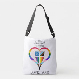 De bisschopskerk houdt van je Canvas tas! Crossbody Tas