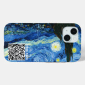 De Bitcoin Night - QR-code bewerkbaar Case-Mate iPhone Case (Achterkant (horizontaal))