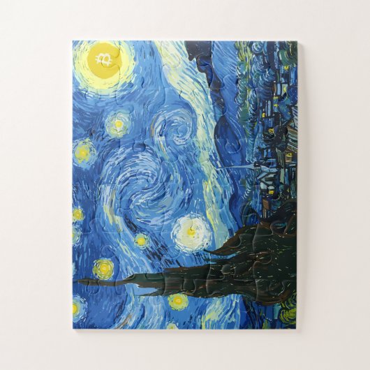 De bitcoinnacht legpuzzel (Verticaal)