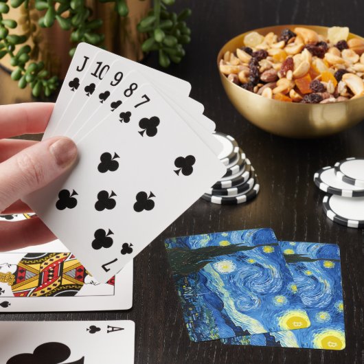 De bitcoinnacht pokerkaarten (Insitu)
