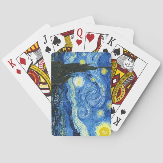 De bitcoinnacht pokerkaarten (Achterkant)