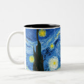 De bitcoinnacht tweekleurige koffiemok (Links)