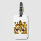 De Bitse Tong (Serunting Sakti) Bagagelabel (Voorkant (verticaal))