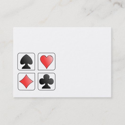 de biz - kaart invullen visitekaartje (Voorkant)