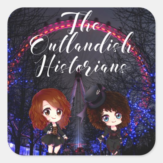 De bizarre historici Stickers (Voorkant)