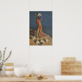 De bizons terugtoverend by Frederic Remington Poster (Keuken)