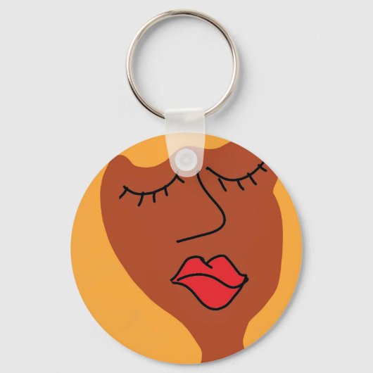 de bla bla dame sleutelhanger (Voorkant)