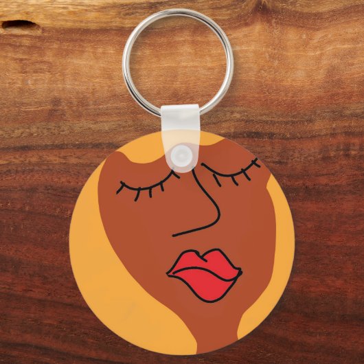 de bla bla dame sleutelhanger (Voorkant)