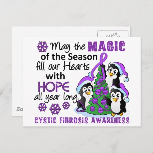 De BlaasBindweefselvermeerdering van de Pinguïnen Feestdagenkaart (Voorkant / Achterkant)