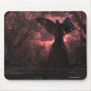 De Black Angel Mousepad Muismat