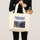 De Black Canyon van het Gunnison National Park Grote Tote Bag (Voorkant (product))