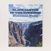 De Black Canyon van het Gunnison National Park Legpuzzel (Verticaal)