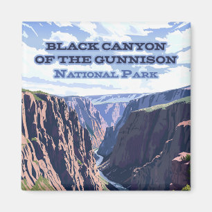 De Black Canyon van het Gunnison National Park Magneet