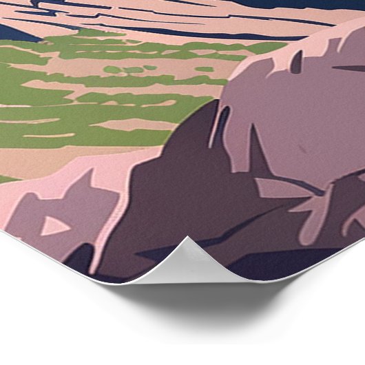 De Black Canyon van het Gunnison National Park Poster (Hoek)