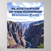 De Black Canyon van het Gunnison National Park Poster (Voorkant)