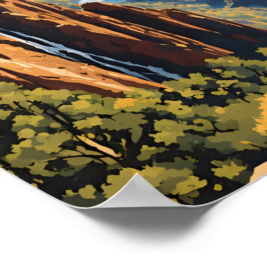 De Black Canyon van het Gunnison National Park Poster (Hoek)