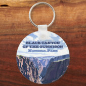 De Black Canyon van het Gunnison National Park Sleutelhanger (Voorkant)