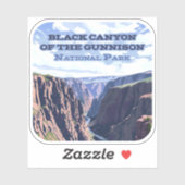De Black Canyon van het Gunnison National Park Sticker (Vel)