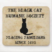 De Black Cat Humane Society Muismat (Voorkant)